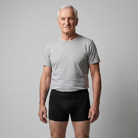 Seravele™ Flex – boxers para homens absorventes contra fugas, tamanhos XS–8XL (até 200 ml)